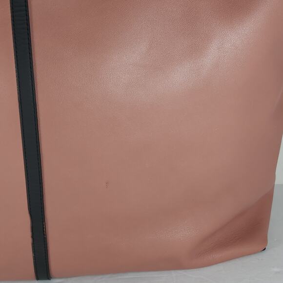 REED KRAKOFF Women's Large Blush Leather Top Handle Tote Bag Purse - Picture 14 of 16